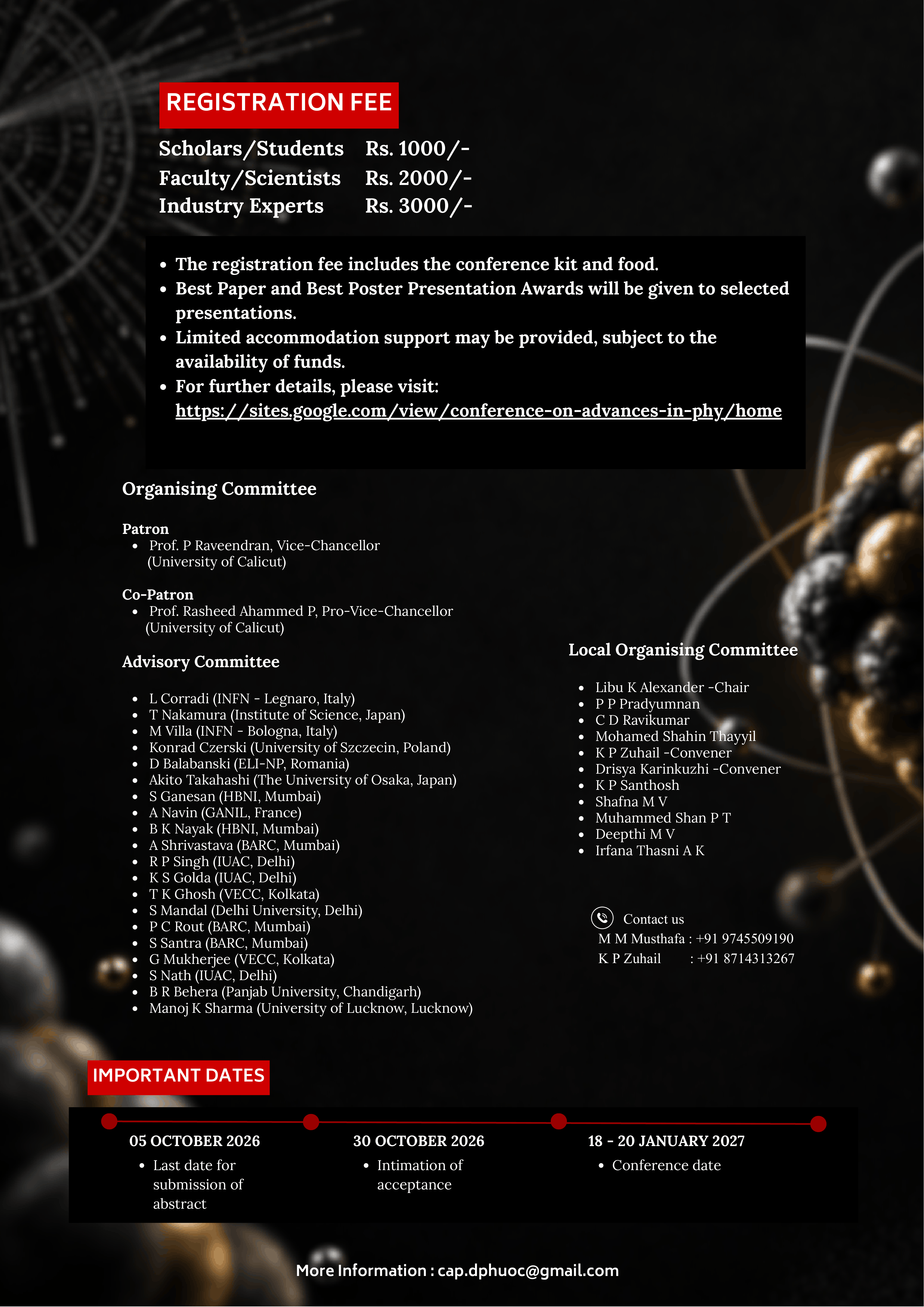International Conference on Nuclear Physics 2027 Brochure - Page 2